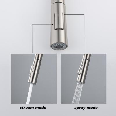 Stainless steel kitchen faucet