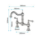 Stainless steel kitchen faucet