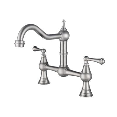 Stainless steel kitchen faucet