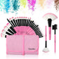 32 Pieces Professional Makeup Makeup Brush Kit (粉色) with Makeup Bag