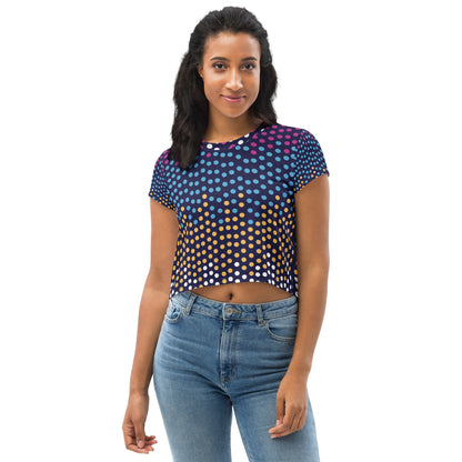 All-Over Print Crop Tee