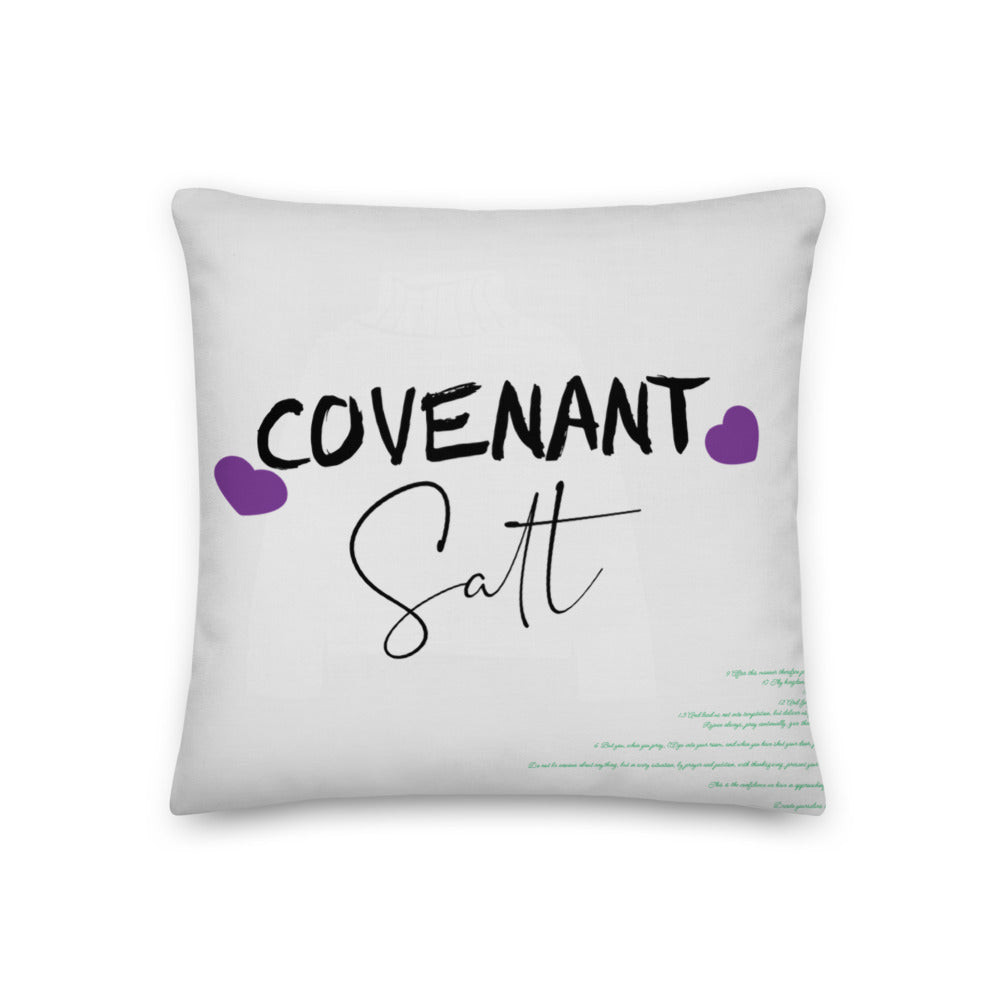 Premium Pillow - Covenant Salt Prayer Pillow