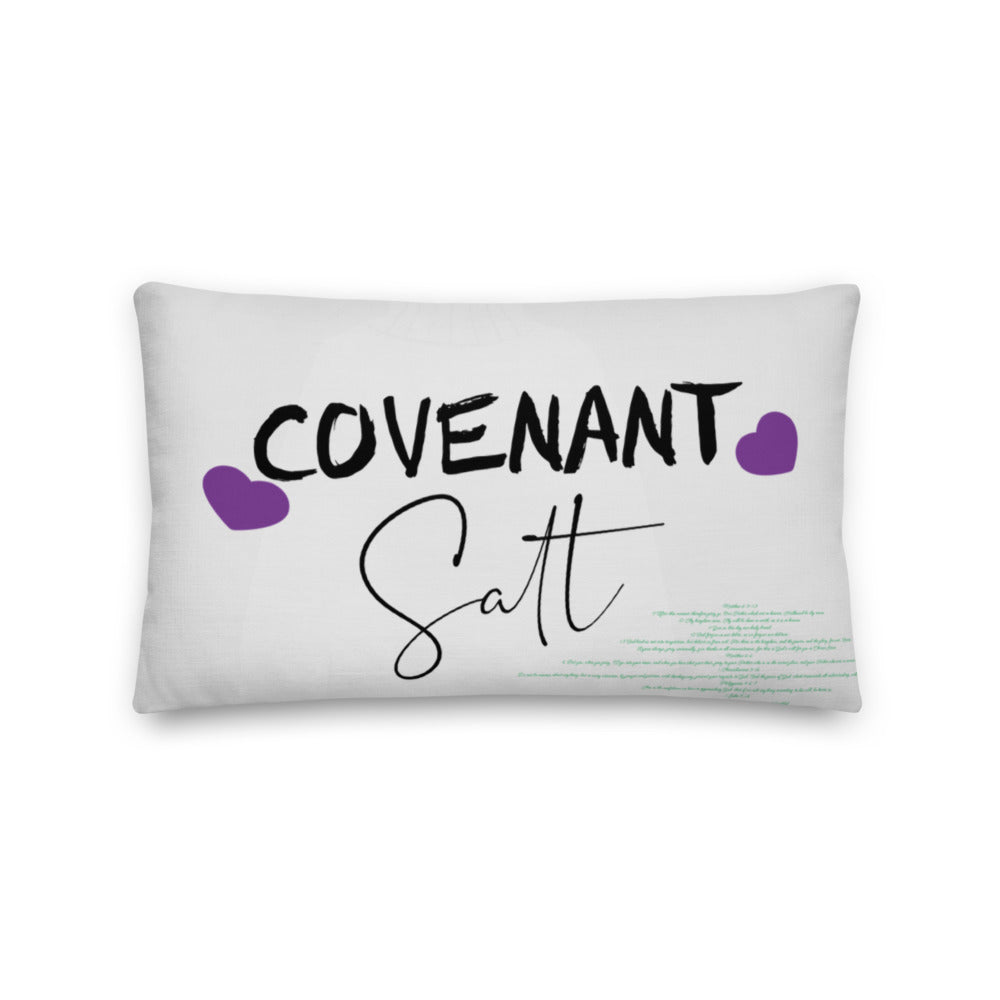 Premium Pillow - Covenant Salt Prayer Pillow