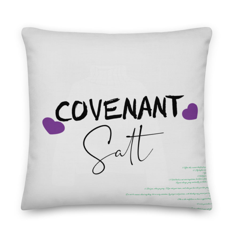 Premium Pillow - Covenant Salt Prayer Pillow