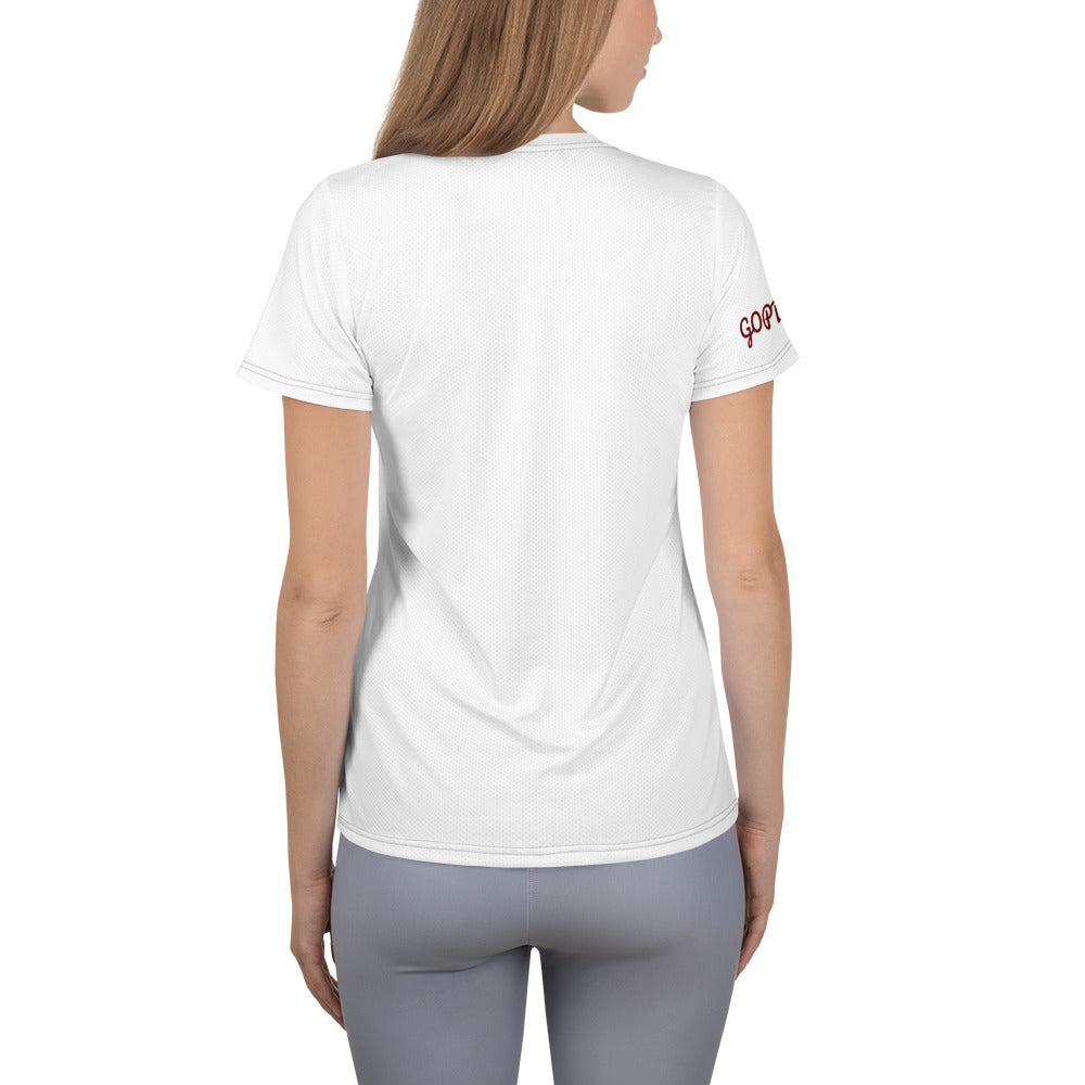 All-Over Print Women's Athletic T-shirt