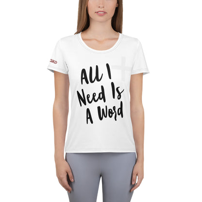 All-Over Print Women's Athletic T-shirt