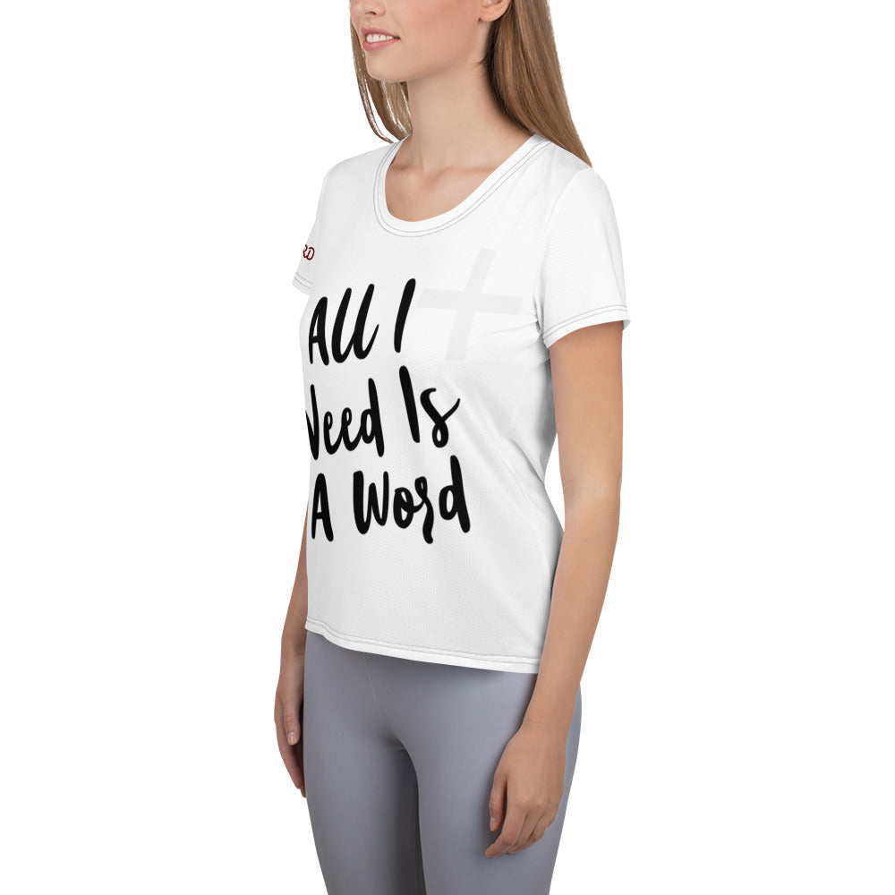 All-Over Print Women's Athletic T-shirt