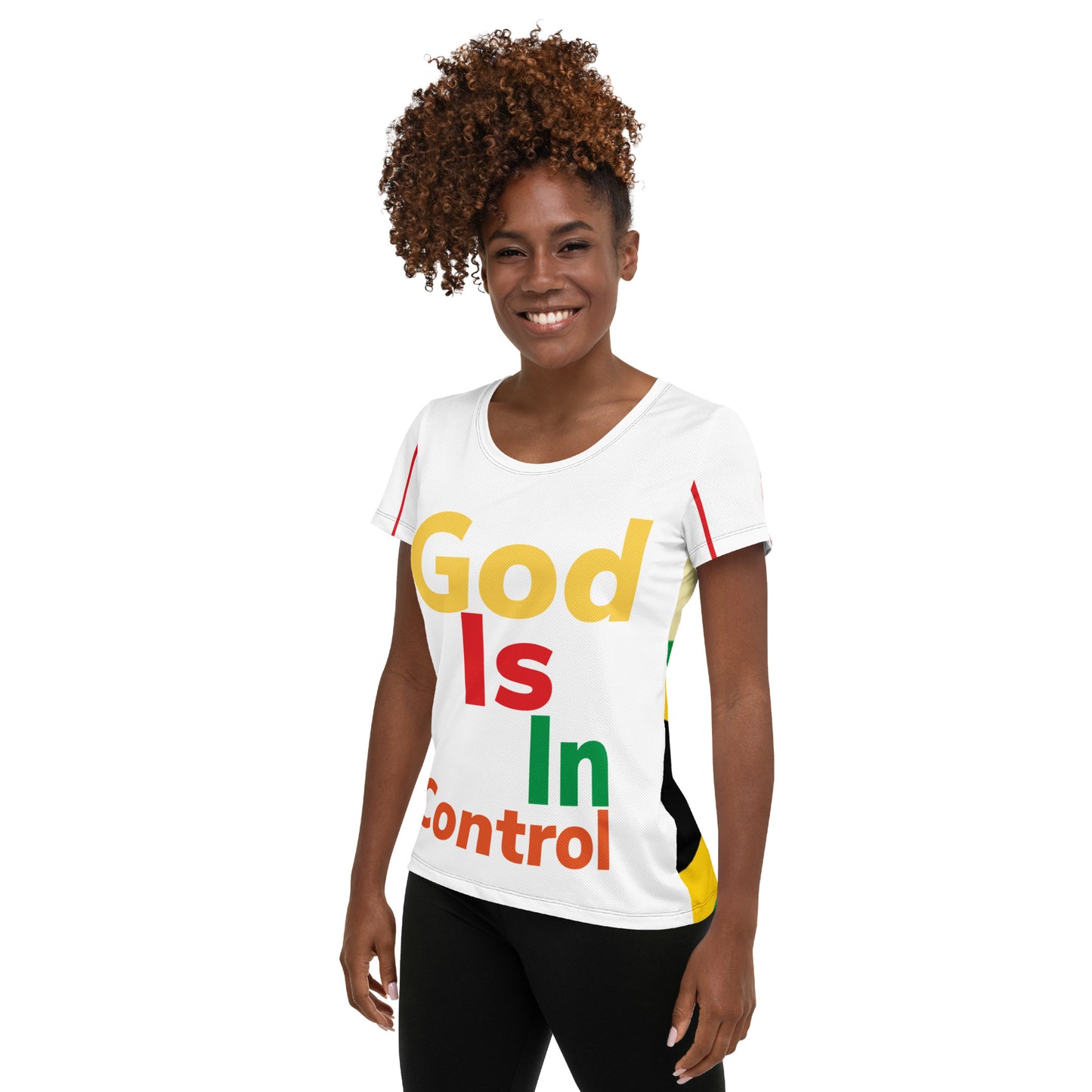 All-Over Print Women's Athletic T-shirt