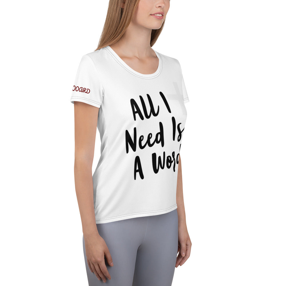 All-Over Print Women's Athletic T-shirt