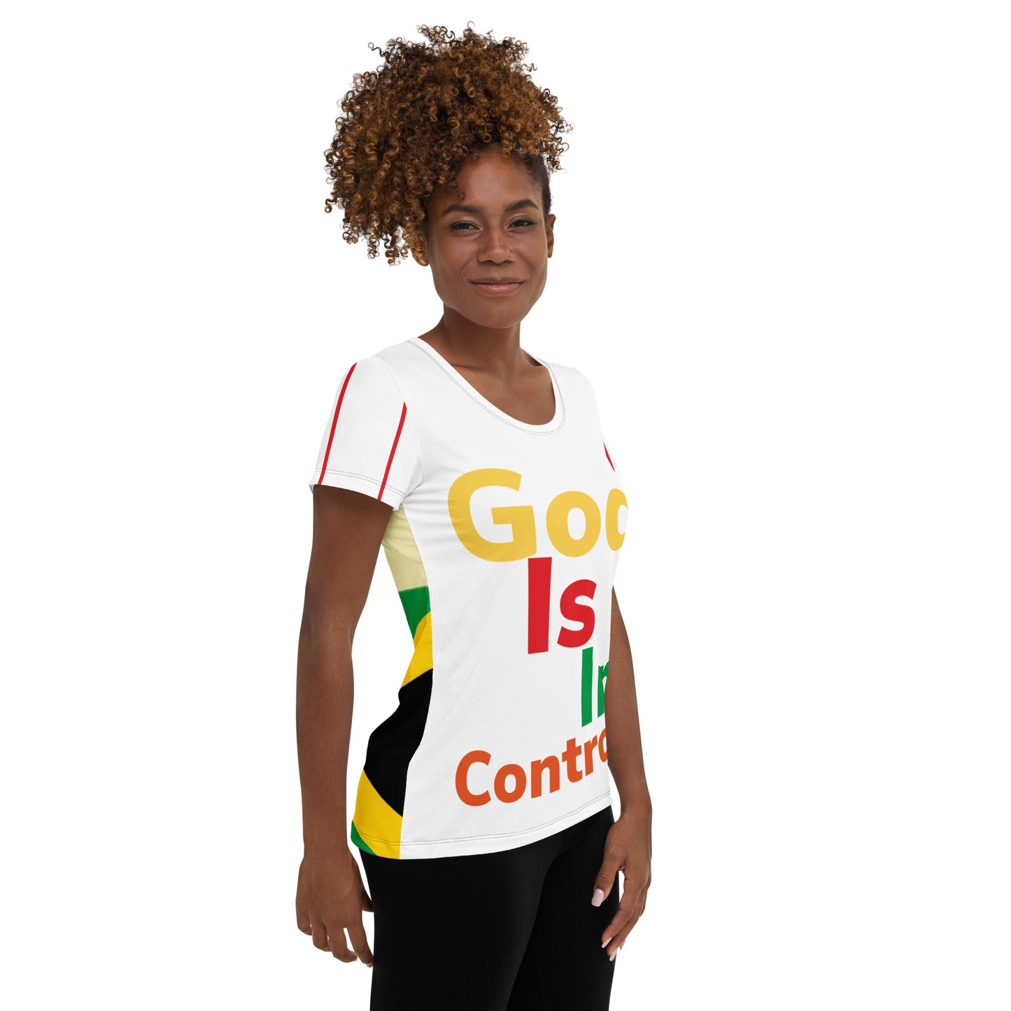 All-Over Print Women's Athletic T-shirt