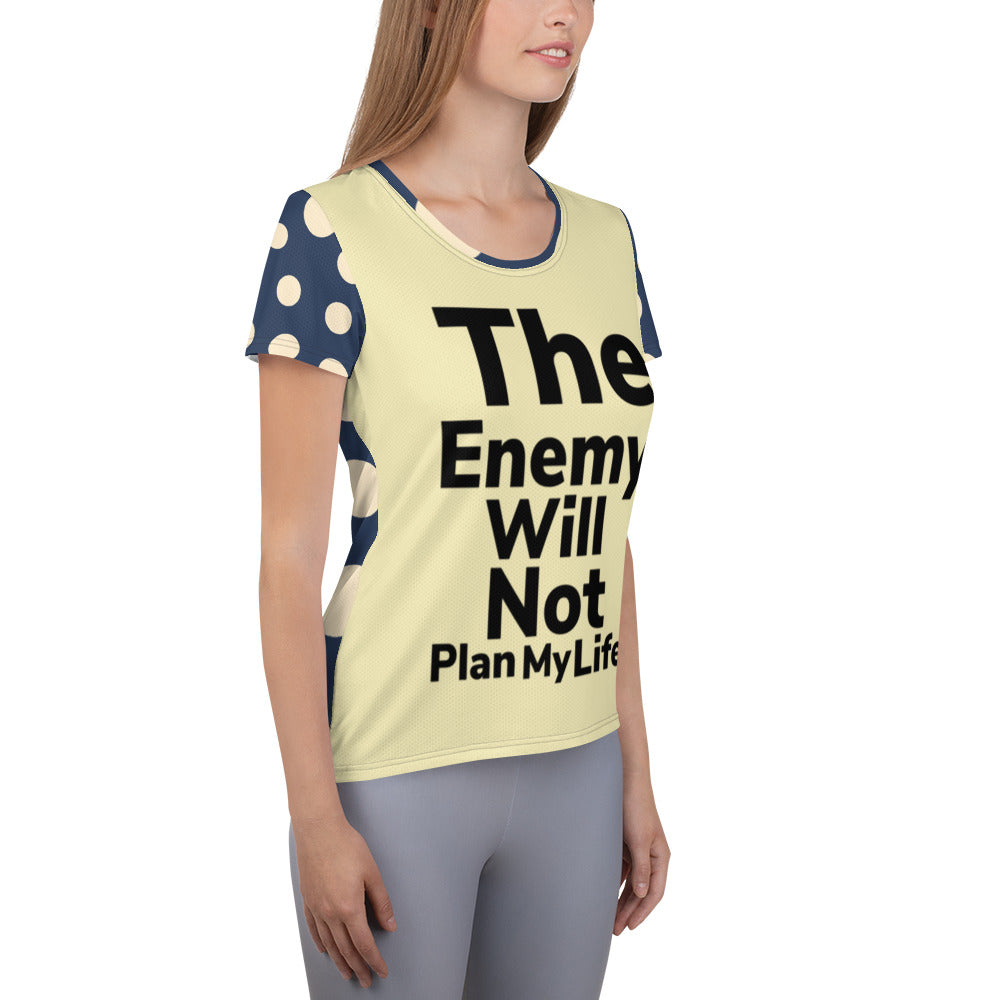 All-Over Print Women's Athletic T-shirt