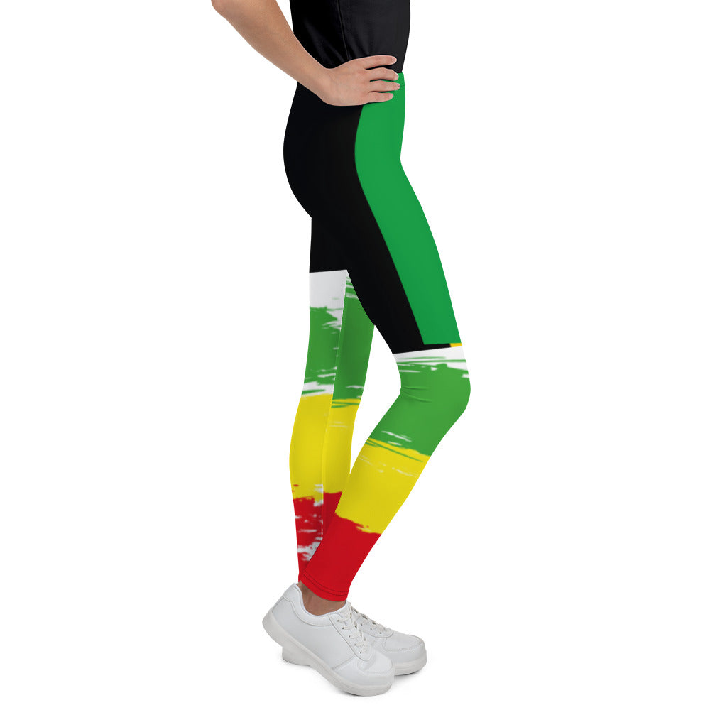 Youth Leggings- Caribbean