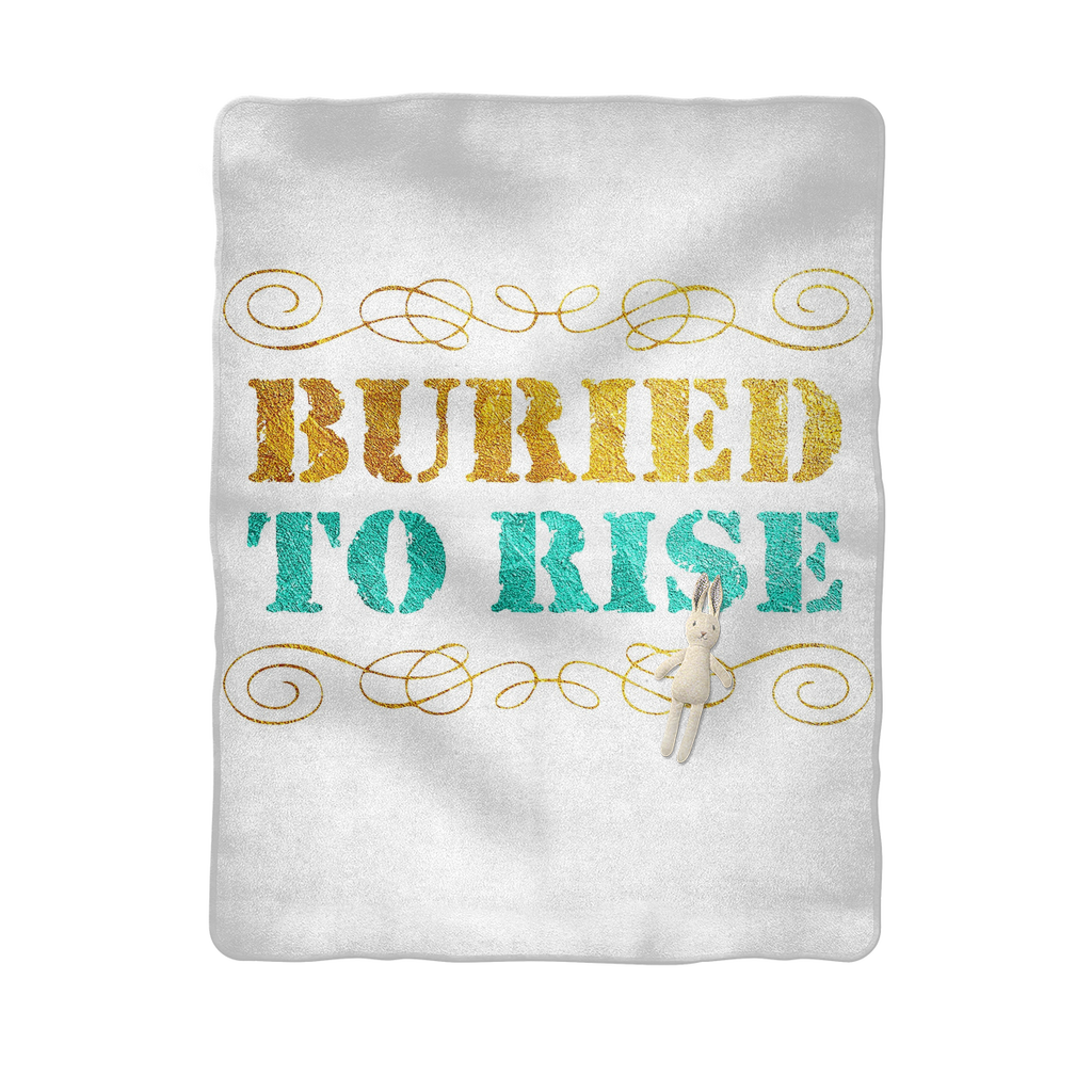 Buried To Rise Sublimation Baby Blanket