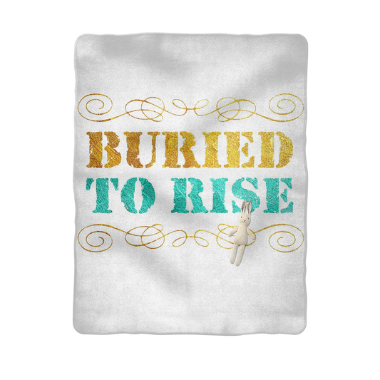 Buried To Rise Sublimation Baby Blanket