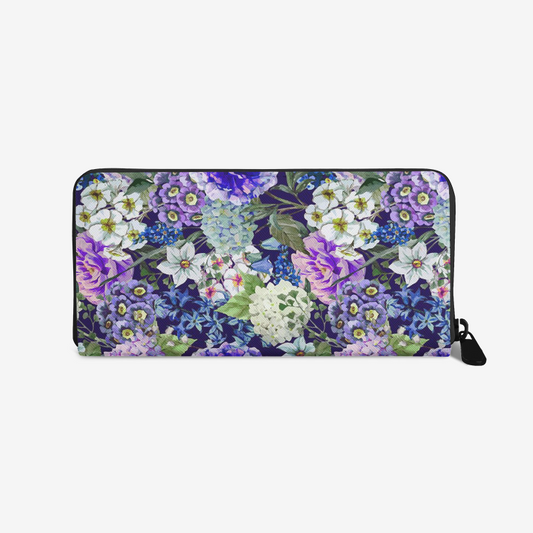 Floral Print Unisex premium PU Leather Wallet