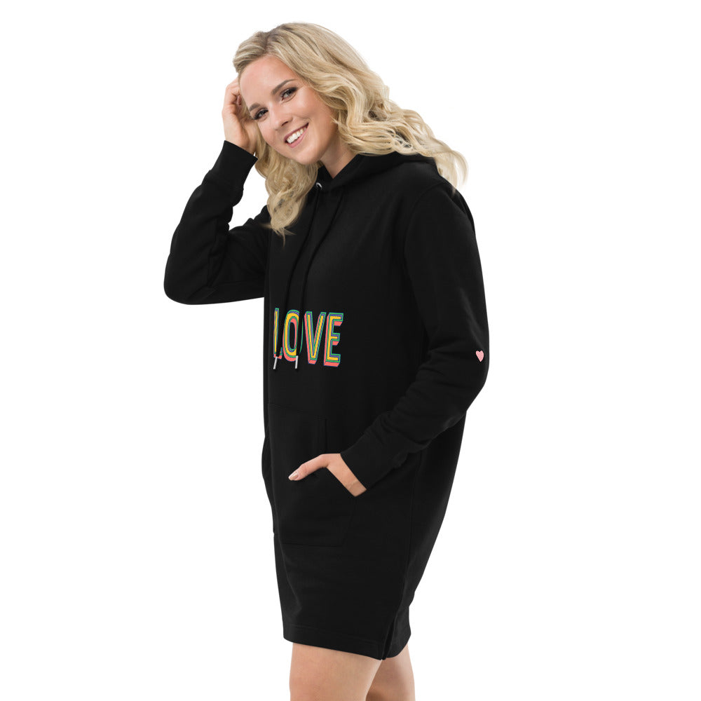 Hoodie dress -Love