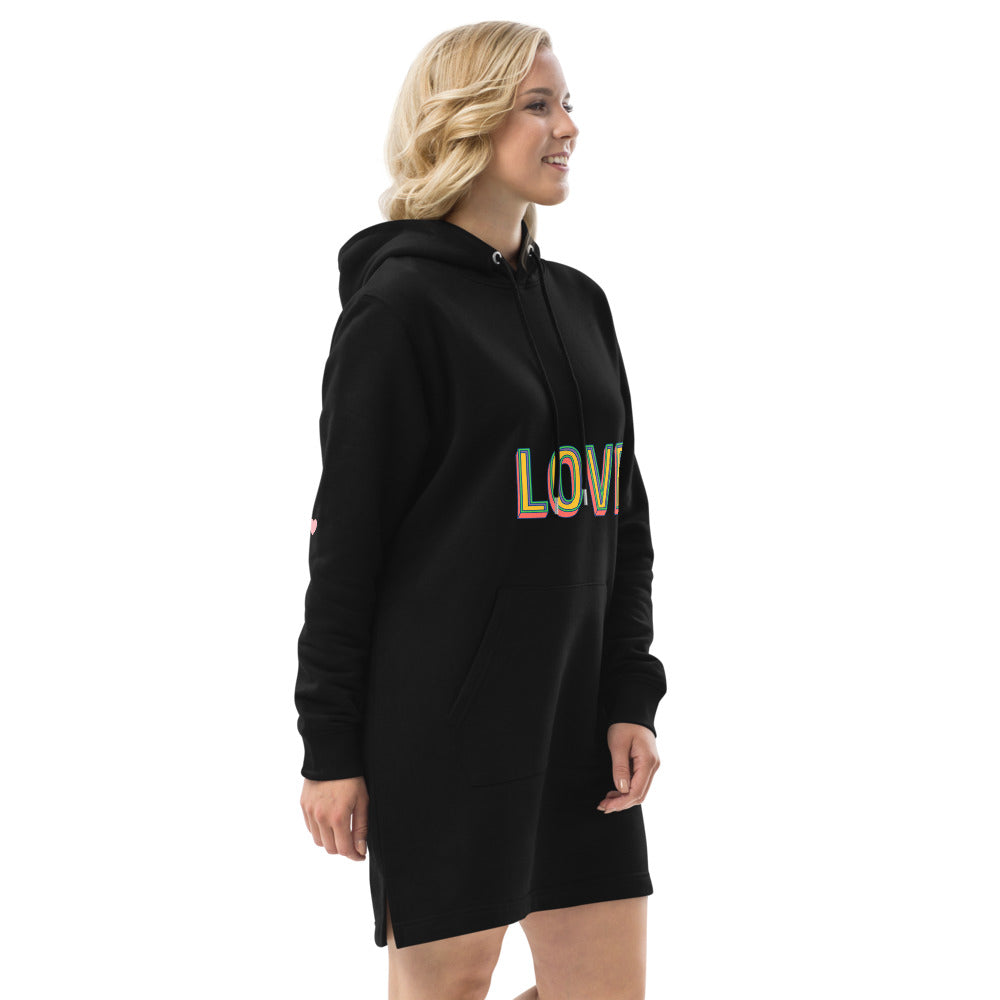 Hoodie dress -Love