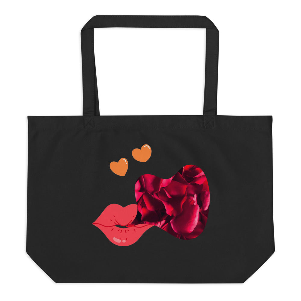 Large organic tote bag