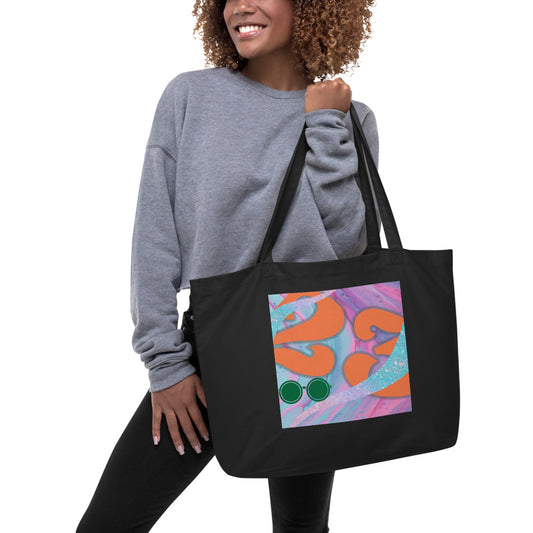 Large organic tote bag