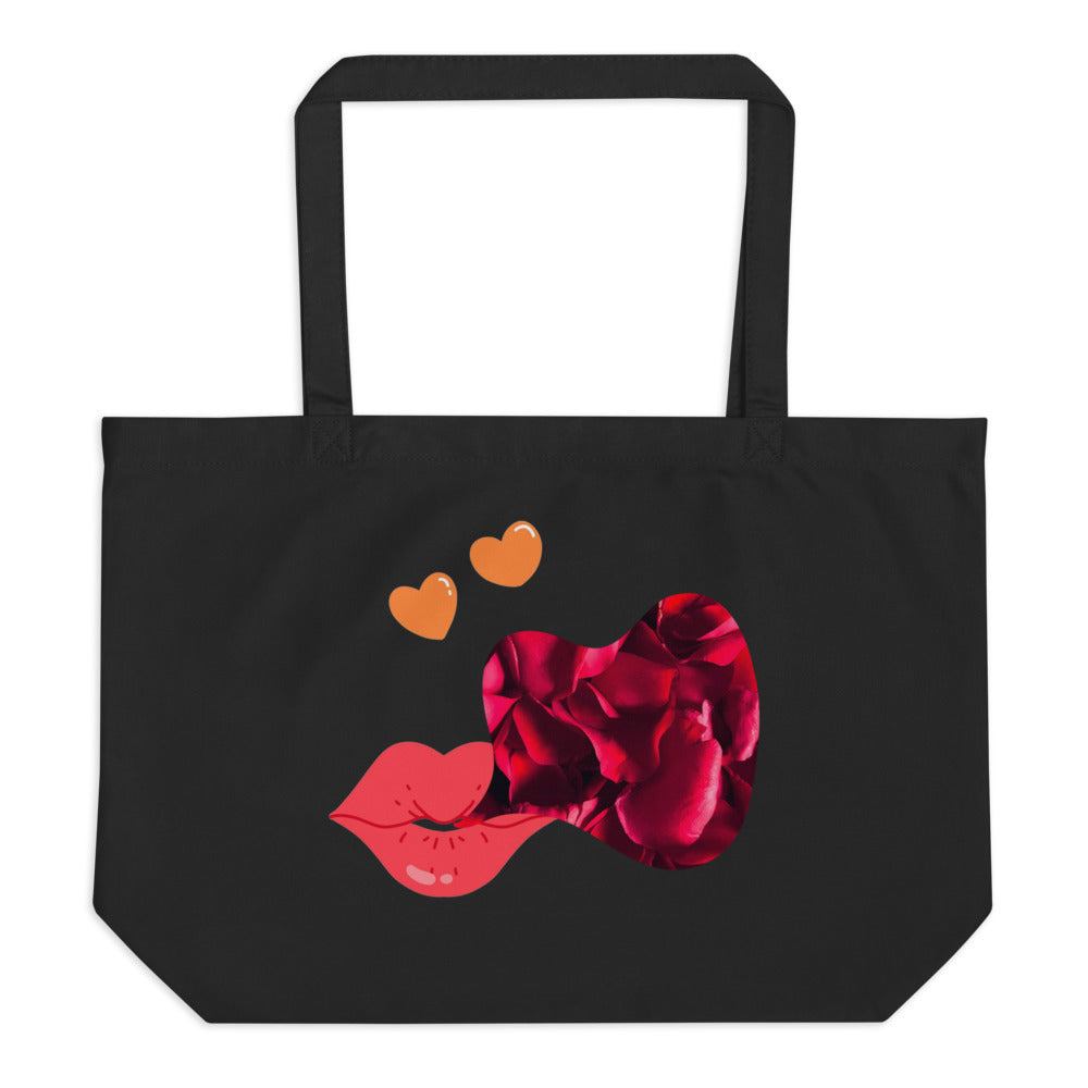 Large organic tote bag