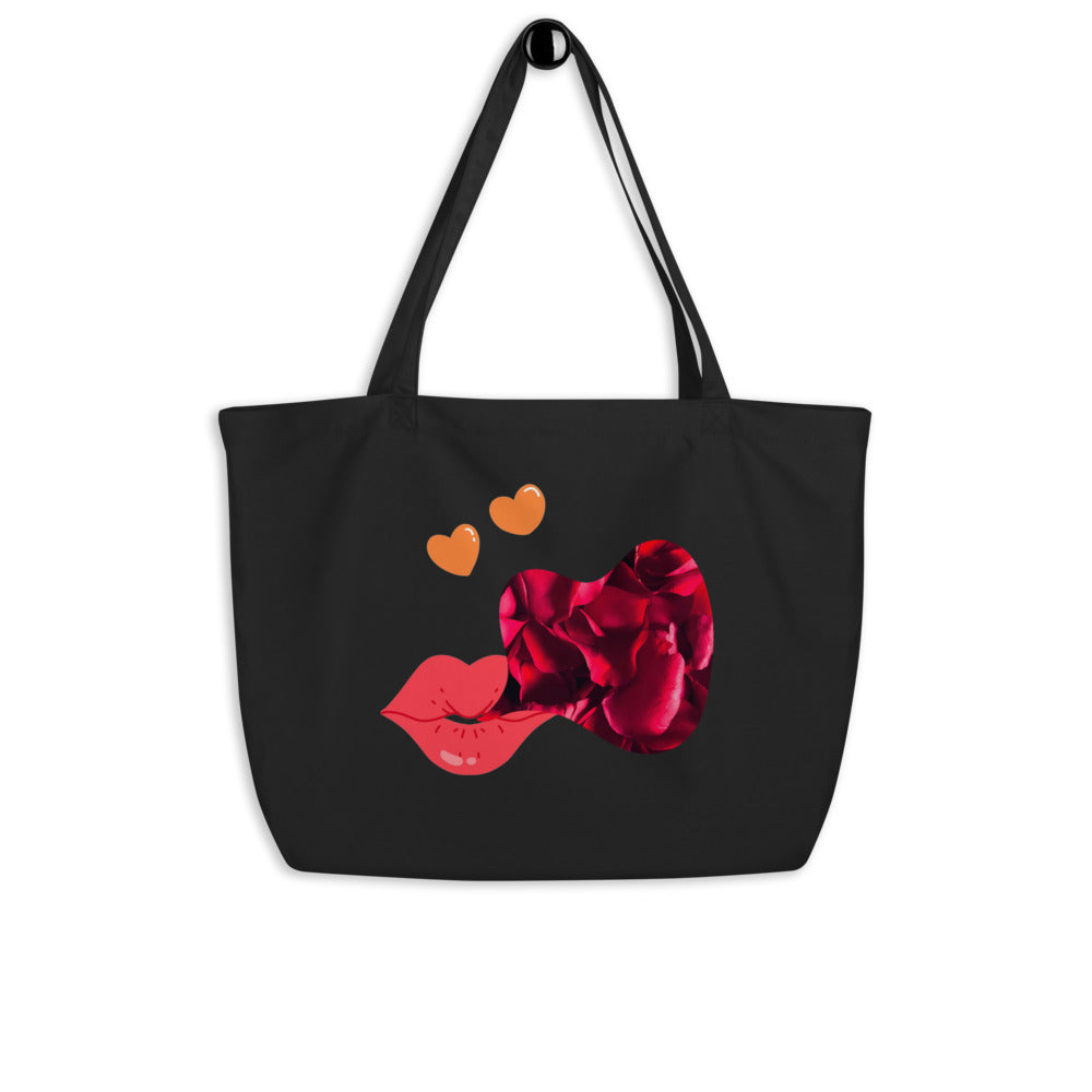 Large organic tote bag