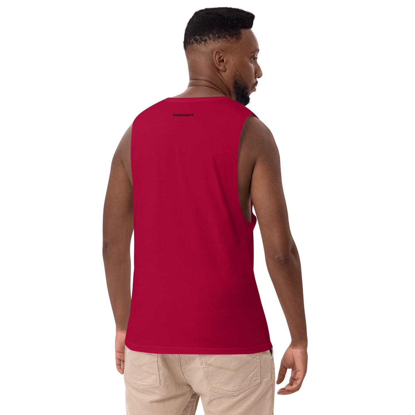 Men’s drop arm tank top