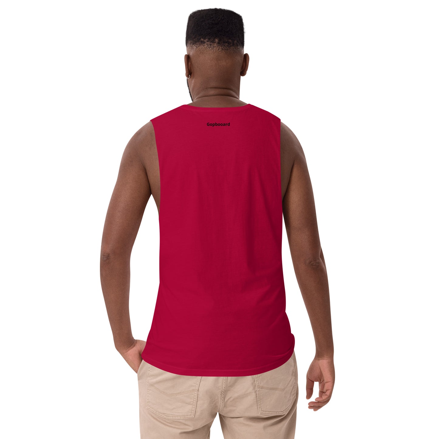 Men’s drop arm tank top