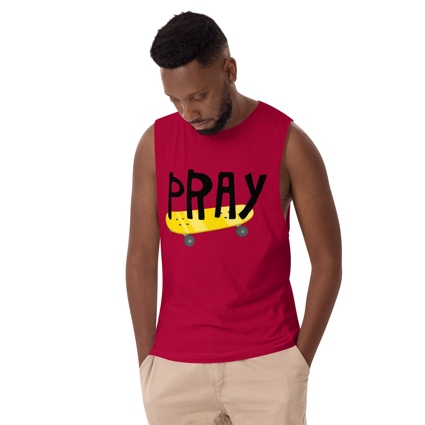 Men’s drop arm tank top