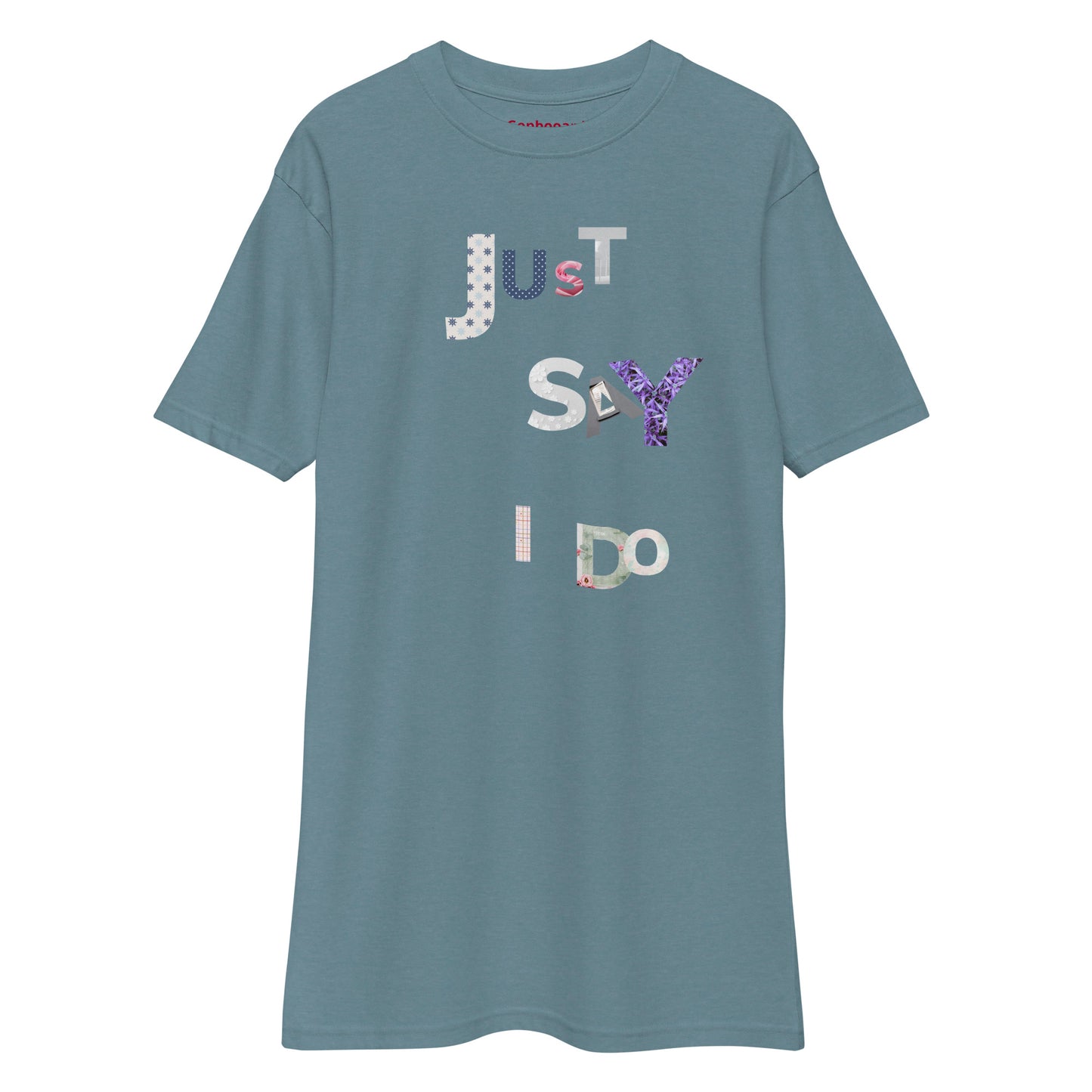 Men’s premium heavyweight tee - Just say I Do