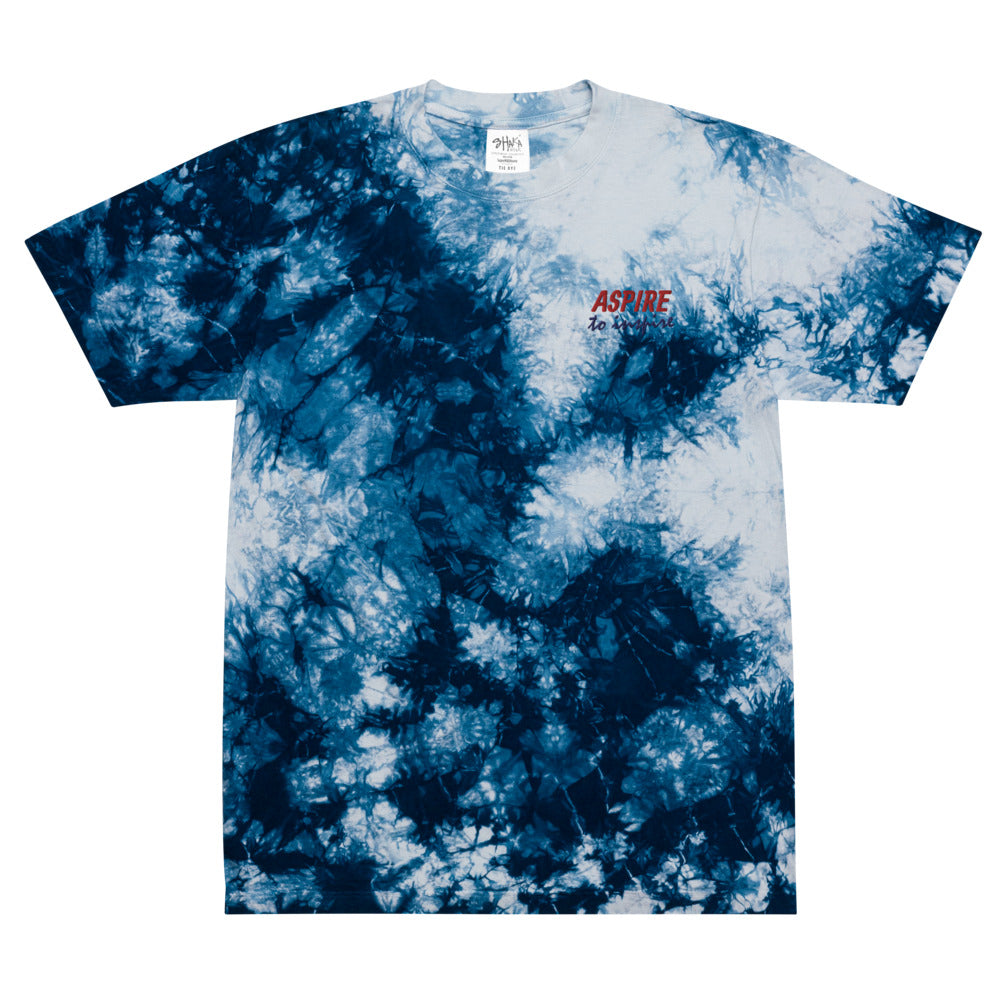 Oversized tie-dye t-shirt-Aspire To Inspire