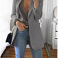 Europe and America fashion lapel slim cardigan temperament suit jacket women