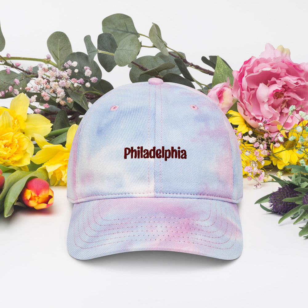 Tie dye hat- Philadelphia