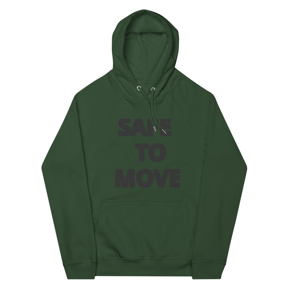 Unisex eco raglan hoodie-Moving..