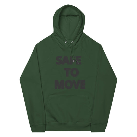 Unisex eco raglan hoodie-Moving..