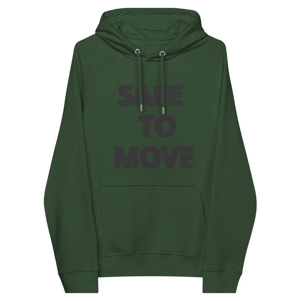 Unisex eco raglan hoodie-Moving..