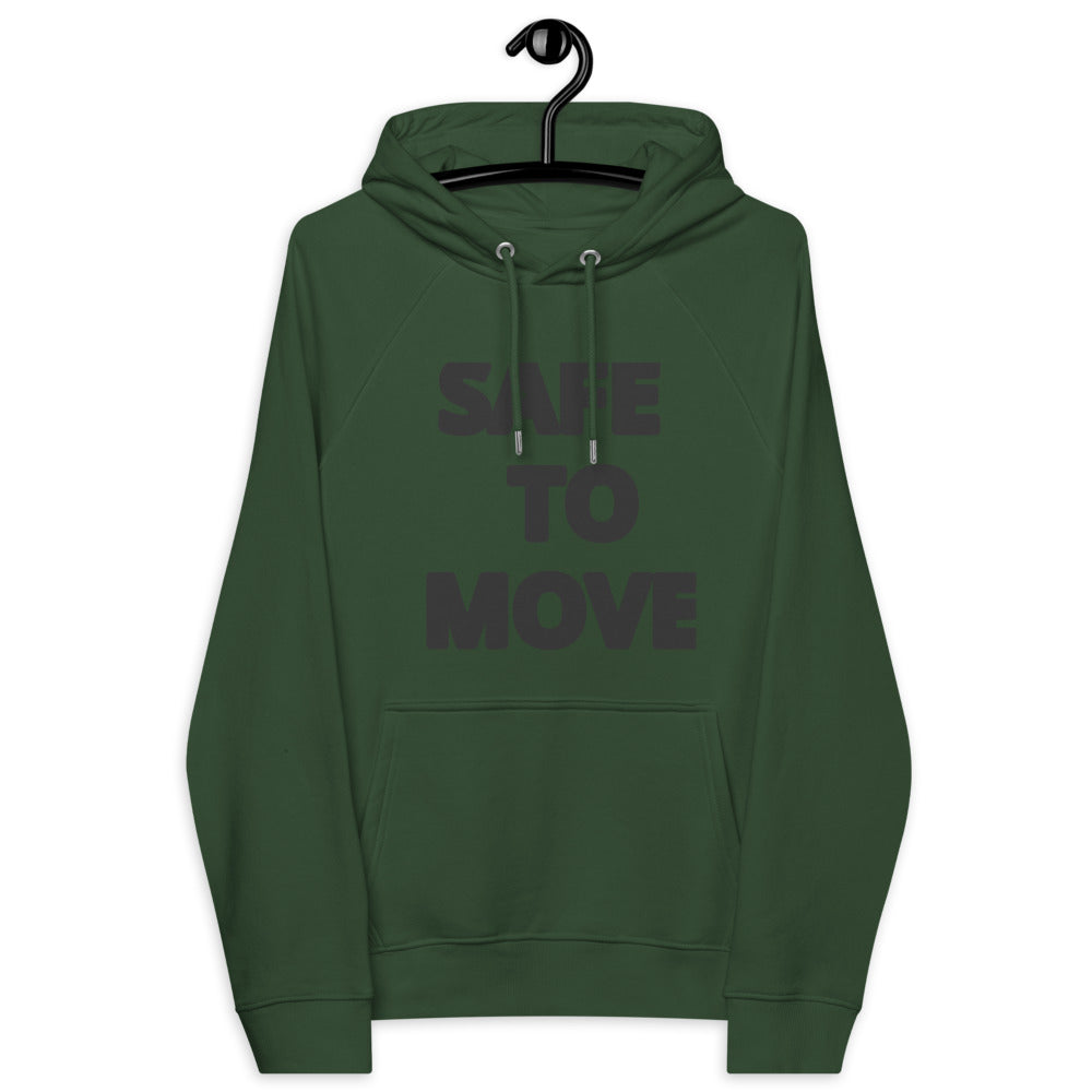 Unisex eco raglan hoodie-Moving..