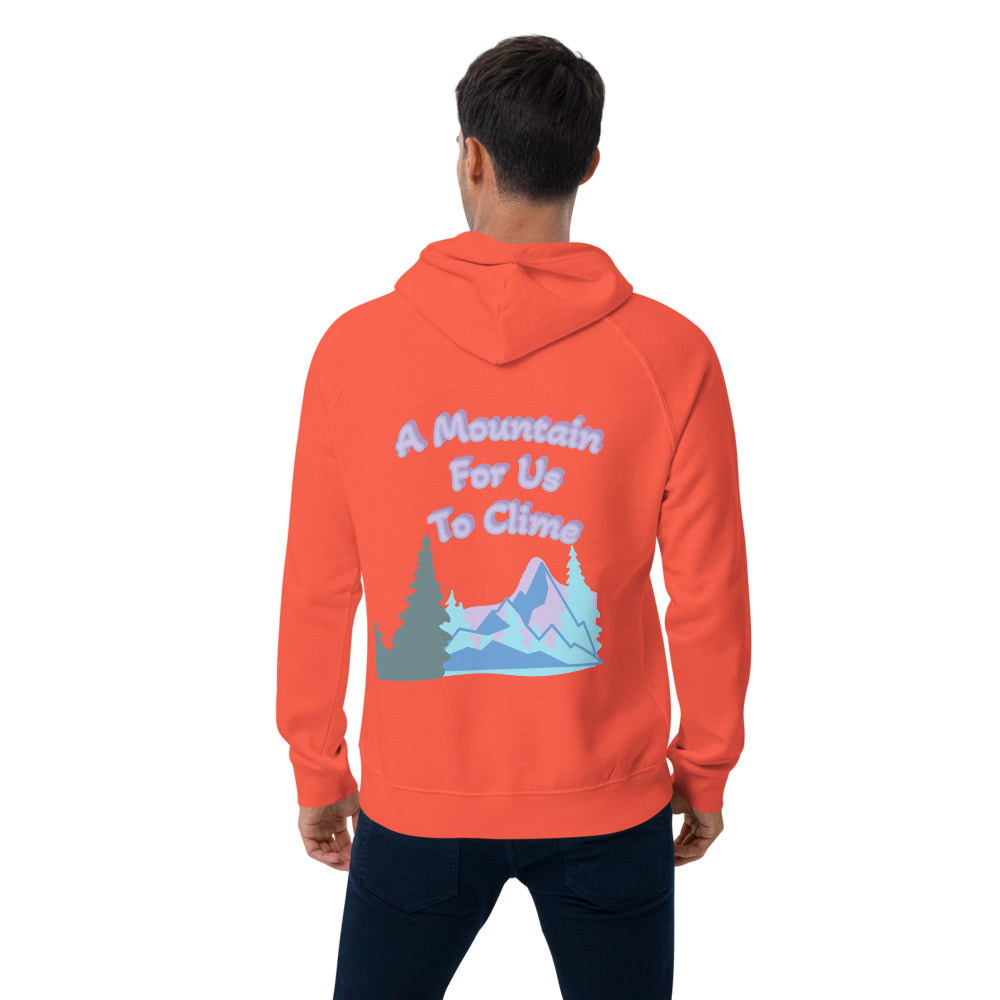 Mens eco raglan hoodie- I love Dad