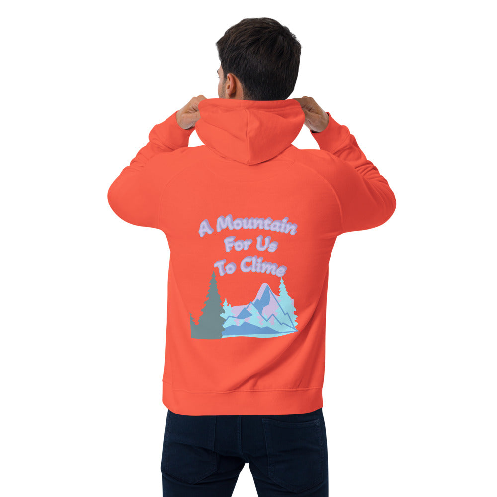 Mens eco raglan hoodie- I love Dad