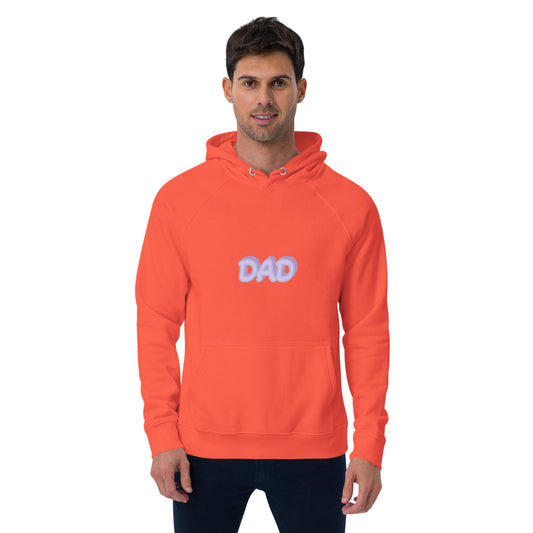 Mens eco raglan hoodie- I love Dad