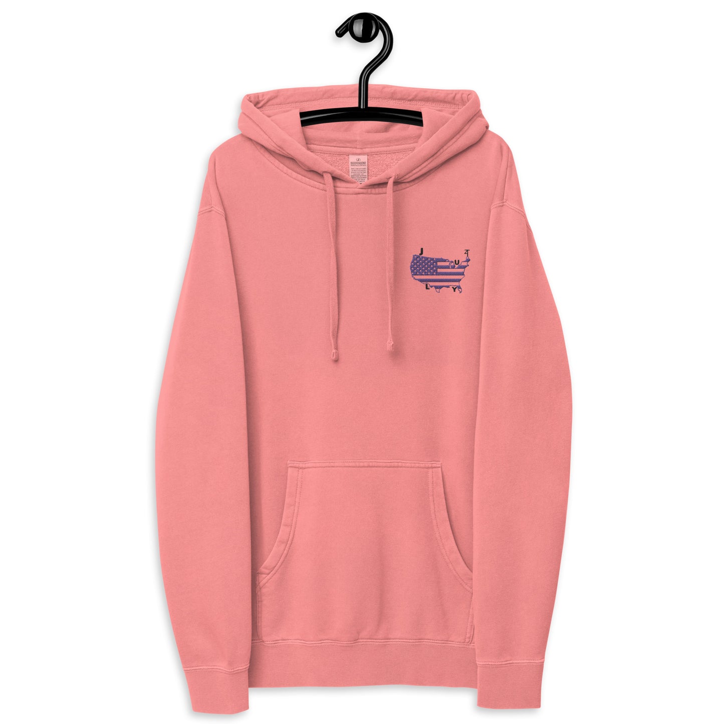 Unisex pigment-dyed hoodie