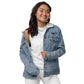 Unisex denim sherpa jacket-SALT