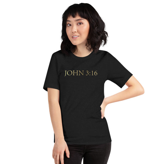 John 3:16 - Short-Sleeve Unisex T-Shirt