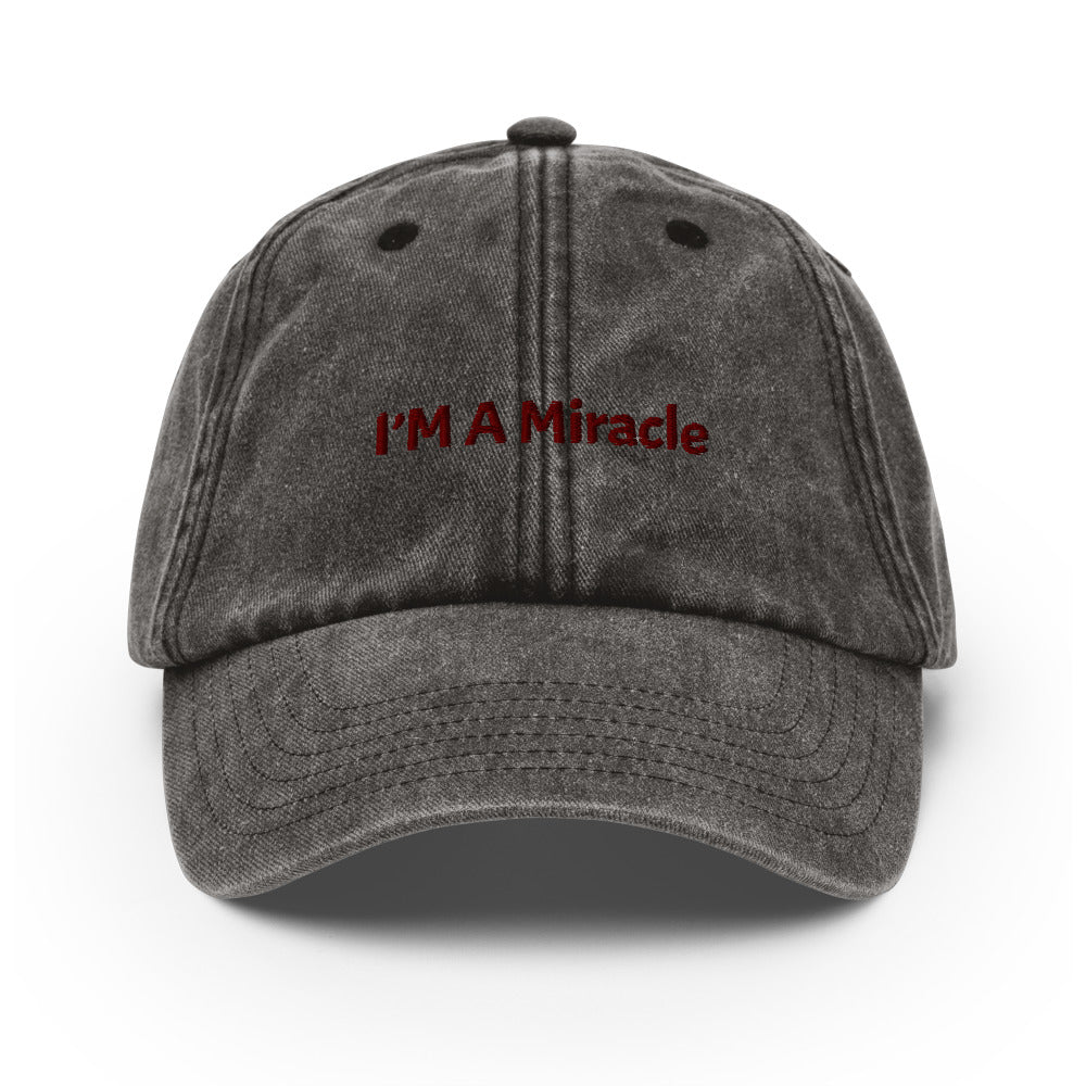Vintage Hat- I’M a Miracle