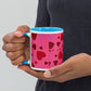 Mug with Color Inside - Hearts