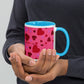 Mug with Color Inside - Hearts