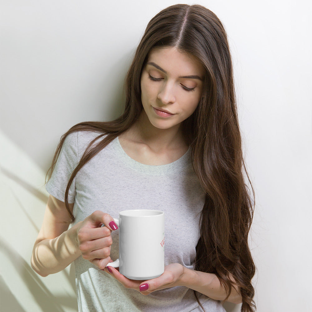 White glossy mug - Happy Valentine's Day