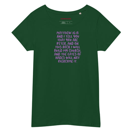 Women’s basic organic t-shirt