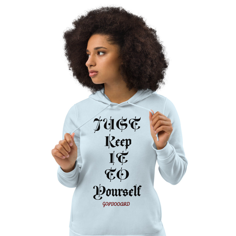 Women's eco fitted hoodie