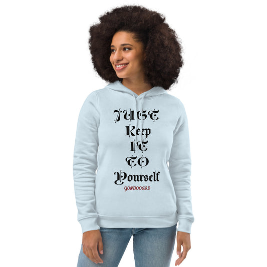 Women's eco fitted hoodie