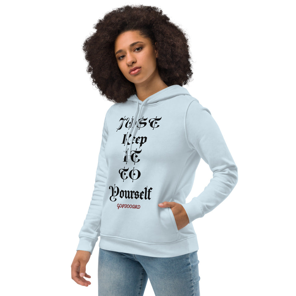 Women's eco fitted hoodie